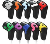 Protector Case Golf Training Equipment Golf Iron Covers Set Golf Club Cover Golf Iron Headcover Golf Headcovers Head Cover