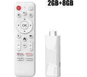 2025 New H96 MAX RK3518 Mini TV Stick Android 14 Smart TV Box 2GB 16GB Wifi6 BT5.4 4K HD Google Voice Media Player 2.4G 5G TV Stick