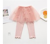 Girl's pants children cotton solid pant skirt