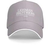 Fashion Lehman Brothers Risk Management Department 2008 Baseball Cap Brand cap Thermal Visor Man Women's