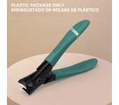 Vancostar-cortaúñas de acero inoxidablecortador de borde curvo afilado Premiumrecortador para dedos de los piesantisalpicadurascuidado de uñas en el hogar