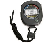 Cronógrafo Digital a prueba de agua con alarma de pulsera, reloj AM PM 24H, cronómetro deportivo LCD de mano, temporizador para correr
