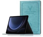 Funda de cuero PU con tapa para tableta Galaxy Tab S9 FE