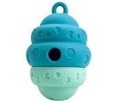 Silicone Pinecone Shape Dog Toy Leak Proof Bite Resistant Feeding Dog Toy Teeth Grinding Interactive Pet Slow Food Bowl Outdoor