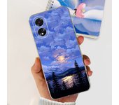 For OPPO A38 4G Case CPH2579 A 38 Shockproof Cover Stylish Flower Love Heart Soft Silicon Funda For OPPO A18 CPH2591 Coque 6.56"