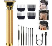 Hair Clippers for Men, Professional Hair Trimmer T Blade Trimmer Zero Gapped Trimmer, Cordless Rechargeable Beard Trimmer Shaver Hair Cutting Kit wit