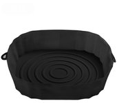 1Pcs For Air Fryer Air Fryer Silicone Pot Pizza Fried Chicken Heating Baking Pan Baking Basket Cooking Tray Accessories Portable