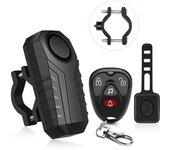 Motorcycle Bike Alarm Anti-theft Electric Remote Control 113dB Vibration Sound Waterproof Scooter Bicycle Security Alarm