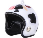 1Pc Chicken Helmet Small Pet Hard Hat Bird Quail Pigeon Hat Headgear Pet Bird Helmet DIY Cartoon Character Helmet Pet Supplies