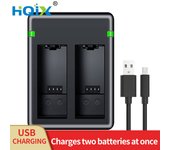 HQIX for Gopro Hero 5 Gopro Hero 6 Gopro Hero 7 Camera AHDBT-501 Dual Battery Charger