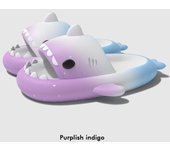 Explosión cambio gradual zapatillas de tiburón 4 cm fondo grueso paso en la mierda divertidas zapatillas geniales