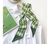 88x 7cm Wrap Poly Silk Slip Twill Y Narrow Edge perfume Small Long Scarf Design