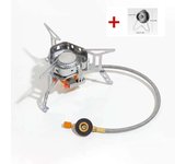 3000W camping stove, picnic hiking, fishing, gas burner, backpacker, small oven, outdoor campsite, VIE kitchen utensils