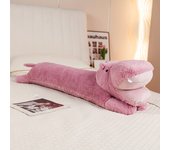 Soft & Cozy Adorable Hippo Plush Throw Pillow - Decorative for Sofa and Bed - Perfect for Home Decor, Halloween & Christmas