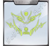 For Shoei HJC KYT Arai AGV Motorcycle Helmet Logo Decal Scratches Stickers Visor Kit Waterproof Decorative AccessoriesVehicle Wraps
