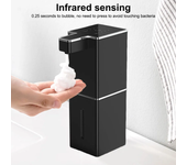 Dispensador automático de jabón de espuma/Gel de 400ml, dispensador de jabón eléctrico sin contacto, dispensador de jabones líquidos manos libres para baños domésticos