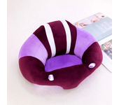 Baby Support Seat Cute Baby Sofa Chair for Sitting Up Comfy Plush Infant Seats with Stuffing Inside for 3-12 Months Baby