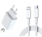 Cable USB C PD 20W Cargador Para Apple iPhone 12 13 14 11 pro Max plus Mini Accesorios De Teléfono Carga Rápida Tipo C 2M