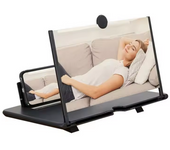 Lupa de Pantalla de teléfono, Amplificador de Pantalla Móvil Pantalla de Amplificador de teléfono Adecuado para Ver películas y Videos en un teléfono Inteligente。