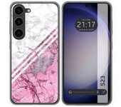 Funda Silicona para Samsung Galaxy S23 5G diseño Mármol 03 Dibujos