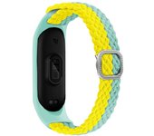 Bracelet for Mi band 7 Strap Elastic adjustable Nylon Braided Miband4 miband 5 correa Wristband xiaomi Mi band 3 5 4 6 strap