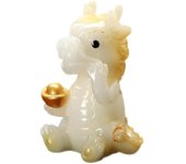 Té que cambia de color, dragón para mascotas, linda estatua de resina, decoración de bandeja de té de Kung Fu, regalo para amantes del té, escritorio de oficina en casa, adorno Feng Shui (verde)