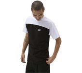 Camiseta de Manga Corta Vans Block para hombre en color negro