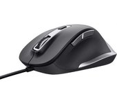 Trust Fyda Ratón Óptico Ergonómico Eco USB 5000DPI Negro