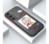Cartoon S-Snoopyes For OPPO A98 A96 A94 A78 A77 A76 A74 A72 A57 A56 A55 A53 Frosted Translucent Hard Phone Case