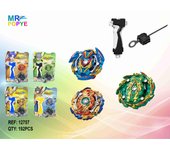 MR POPYE - PEONZAS - SET PEONZAS - INCLUYE 1 MANILLAR Y 2 PEONZAS - COLOR SURTIDO ALEATORIO - IDEAL PARA REGALAR - JUGUETE PARA NIÑOS Y NIÑAS - PRODUCTO OFICIAL - MR POPYE