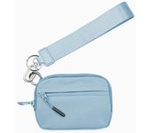 Gifts Multi-function Coin Purse with Wrist Zipper Small Wallet Card Holder Keychain with ID Window Keychain Wallet