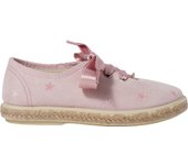 Pisamonas Zapatillas Bordado Estrellas Cordones Raso