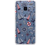 Funda compatible con Samsung Galaxy S9 - Patron marinero