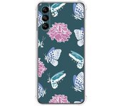 Funda Silicona Antigolpes para Samsung Galaxy A04s diseño Flores 10 Dibujos