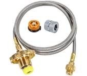 Outdoor Gas Stove Propane Refill Adapter Gas Tank Connection Line Camping Burner Adapter LPG Cylinder Hose Connector