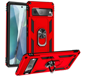 For Google Pixel 8 7 6 Pro Case Shockproof Car Magnetic Ring Stand Protective Back Cover For Pixel 3A 4A 5A 6A 7A Phone Cases