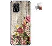 Tumundosmartphone Funda Gel Tpu para Xiaomi Mi 10 Lite diseño Madera 08 Dibujos