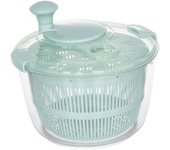 Centrifugadora de ensaladas, secadora de ensaladas de 5 L con cesta para lava verduras, Lavadora Manual de ensaladas para cocina, color Azul