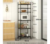 Multi-function Landing Trolley Microwave Oven Rack Installation Storage Rack With Wheels Strong Load-bearing Capacity Shelf Easy