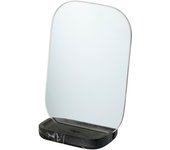 VIGAR® - Espejo Tocador Zense - Espejo Cosmético Fabricado con Poliresina de Calidad - Espejo de Maquillaje - Espejo Tocador Elegante y Moderno - Espejo Pequeño para Maquillaje - Tocador de Baño Pequeño y Fácil de Transportar - Espejo Escritorio Pequeño