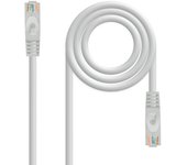 Latiguillo cable red lszh - utp cat.6a rj45 nanocable 0.5m gris