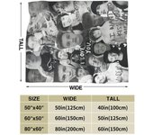 Brent Rivera Soft and Comfortable Warm Fleece Blanket for Sofa, Bed, Office Knee pad,Bed car Camp Couch Cozy Fluffy Plush Throw Blankets-d237