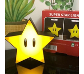 Super Mario Bros Anime Night Lamp LED Sound Question Mark Mushroom Light Action Figures Toy Cute Star Lights Kids Birthday Gift