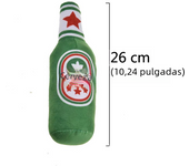 Interactive Dog Toys Champagne Wine Bottle Shape Pet Toy Plush Filled Vodka Toy Squeaky Bite-Resistant Pet Supplies Whisky