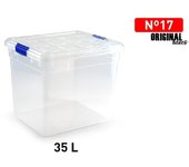 Caja de plástico de almacenamiento, transparente, varios tamaños, casa y jardín, almacenamiento y organización del hogar.