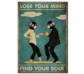 Retro Sheets Wall Art Vintage Pictures Canvas Paintings Be Kind Lose Your Mind Find Your Soul Yoga Posters Home Room Decoration