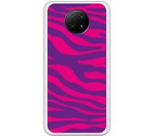 Funda compatible con Xiaomi Redmi Note 9 5G - Redmi Note 9T - Animal Print Zebra Rosa Lila