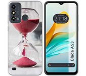 Funda Silicona para ZTE Blade A53 diseño Reloj Dibujos