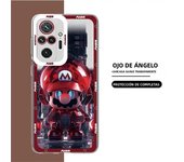 Super Bros Case for Redmi Note 11 Pro 12 Pro 10 Pro 9 9s 10s 11s 12s 5G Transparent Back Cover
