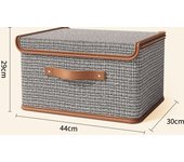 770g Dustproof Storage Box with Lid Large Capacity Foldable Clothes Storage Box Double Thickness Moisture-proof Storage Box